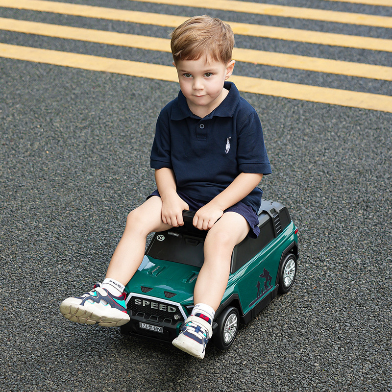 2026 New Electric Children's Car Fun Toy Car for Boys and Babies Twist Cars and Flip-Over Slide Cars