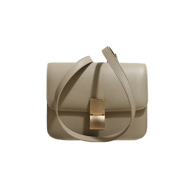 Premium Tofu for Women 2024 New Genuine Leather Women's Box Small Square Toothpaste Pattern Cowhide Shoulder Bag_voghion.com