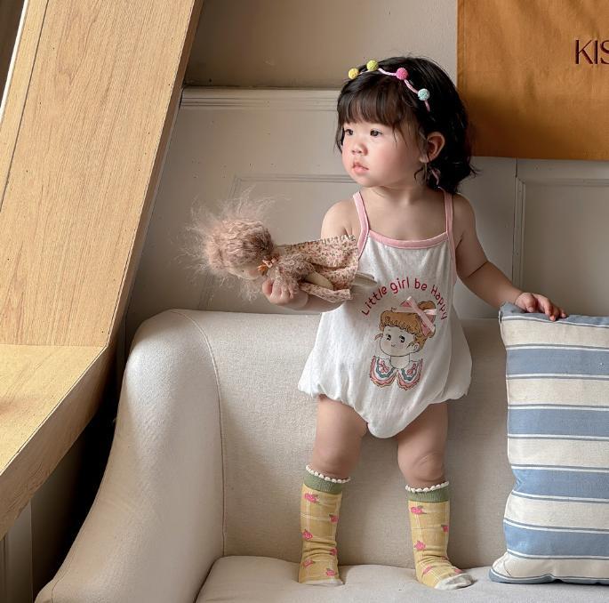 [Liquidación de verano para bebés y niños] mono de bebé verano nuevo traje de bebé ligero y transpirable