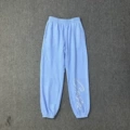 Letter style pants sky blue