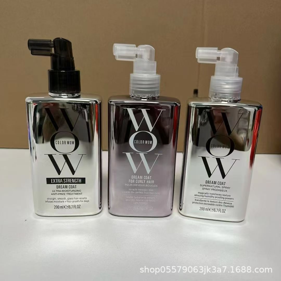 Saç üçün anti-frizz qulluq yağı spreyi və yumşaq şampun