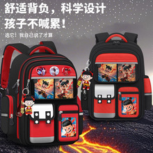 2025年哪吒款小学生书包一至六年级轻便减负大容量防泼水儿童书包