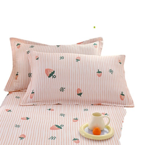 Pure cotton pillowcase 100 cotton pillowcases one pair for home summer pillowcase pillow leather pillow large size 48x74cm