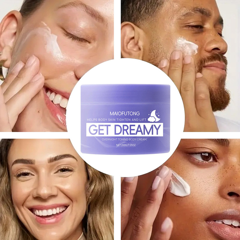 亚马逊TK款跨境GET DREAMY夜间睡眠紧致霜保湿提拉改善细纹身体乳|undefined