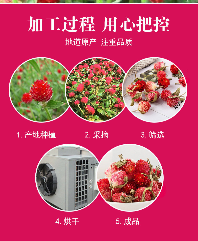 Hong Qiao Mei Dried Flower (Rosa rugosa 'Hong Qiao Mei') — Yunnan Loose Petal Herbal Tea, 500g preparation