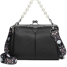 2025春夏新款女包手提单肩斜跨女包十字纹夹子包英伦复古邮差包