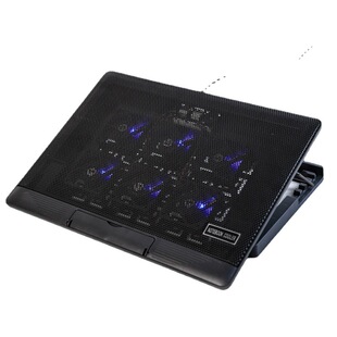 Suitable for 14-16 inch laptop cooling bracket 6 fan adjustable height radiator pad cooling base