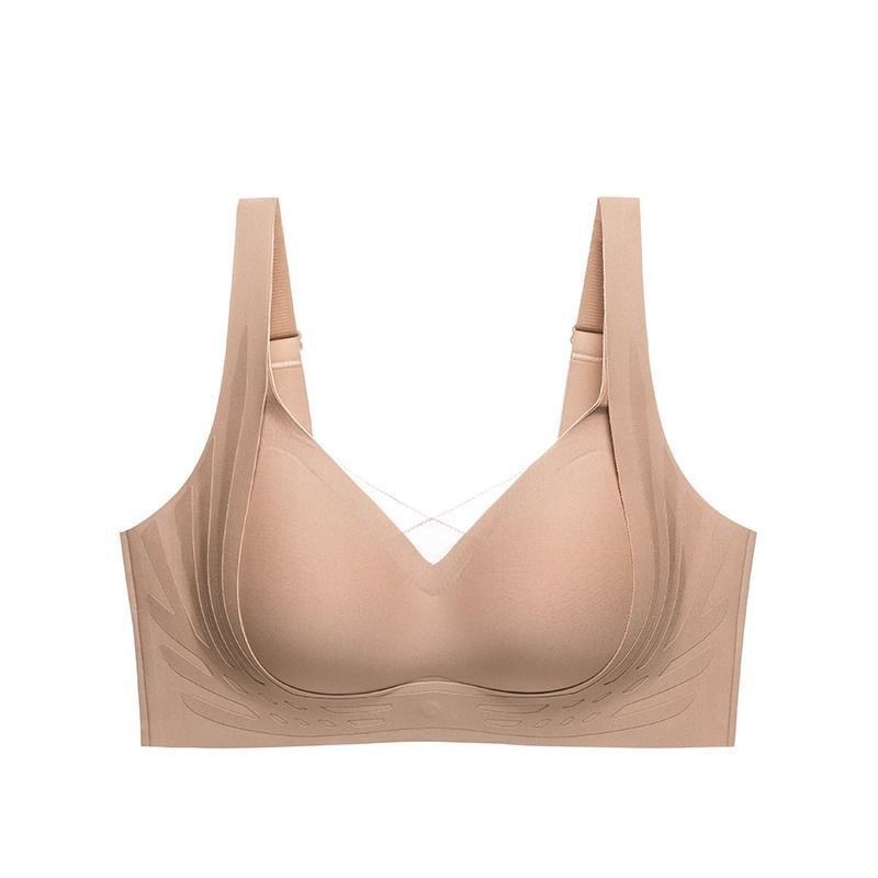 4819 # Ropa interior sin costuras para mujer, estilo de verano anti-flacidez, pechos finos, pechos pequeños, colección de hermosos senos