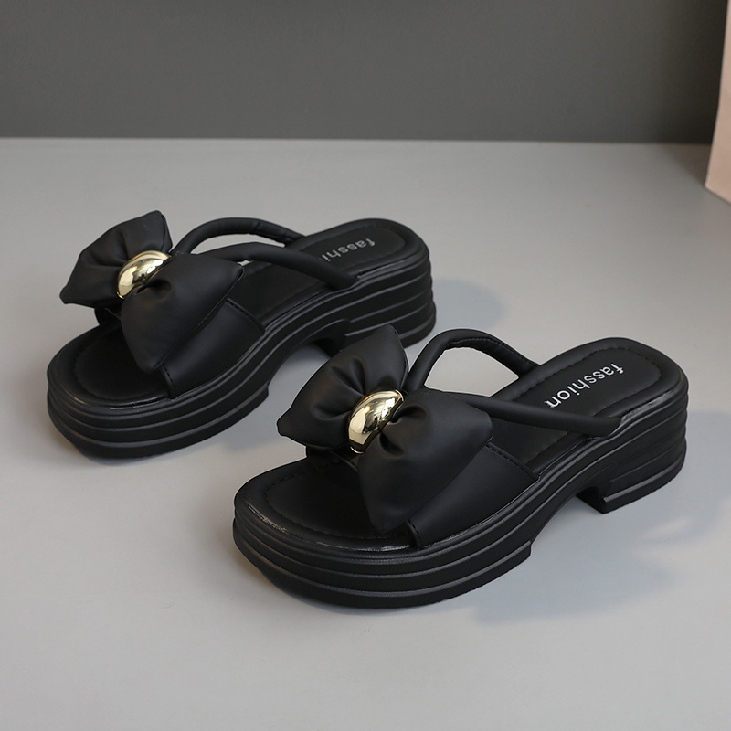 Sandales S3116, mules noires à talons hauts, tendance été, chaussures respirantes et élégantes pour femmes, rehaussantes._voghion.com