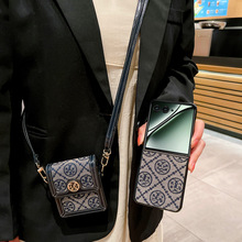 布艺斜跨包适用三星zflip7手机壳w26flip6小折叠w25flip5外壳4女3