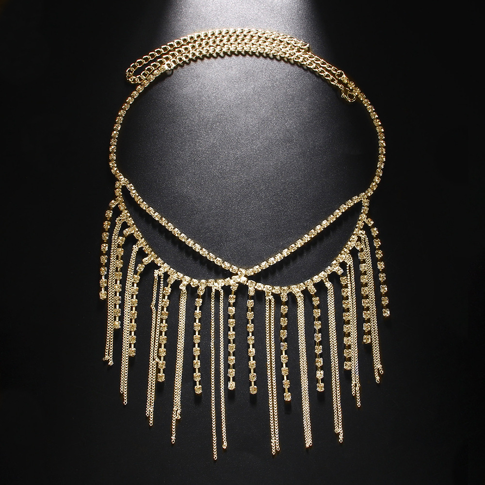 Europeo y americano Super flash cara cubierta borla máscara Halloween sexy rhinestone máscara maquillaje fiesta cara accesorios máscara femenina