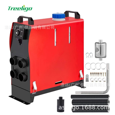 Heater: Automotive air conditioning - aluminum-air-outlet-three-purpose-vertical-all-in-one-machine-fh002-5kw16-12v24v220v-3