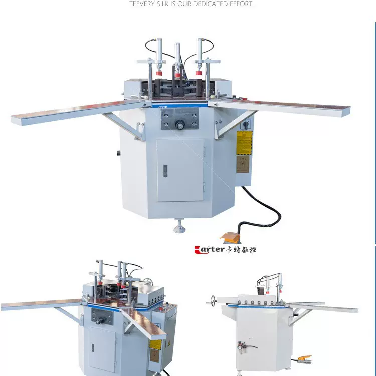 全套断桥铝门窗加工设备 铝型材液压组角机 挤角机全自动机械数控