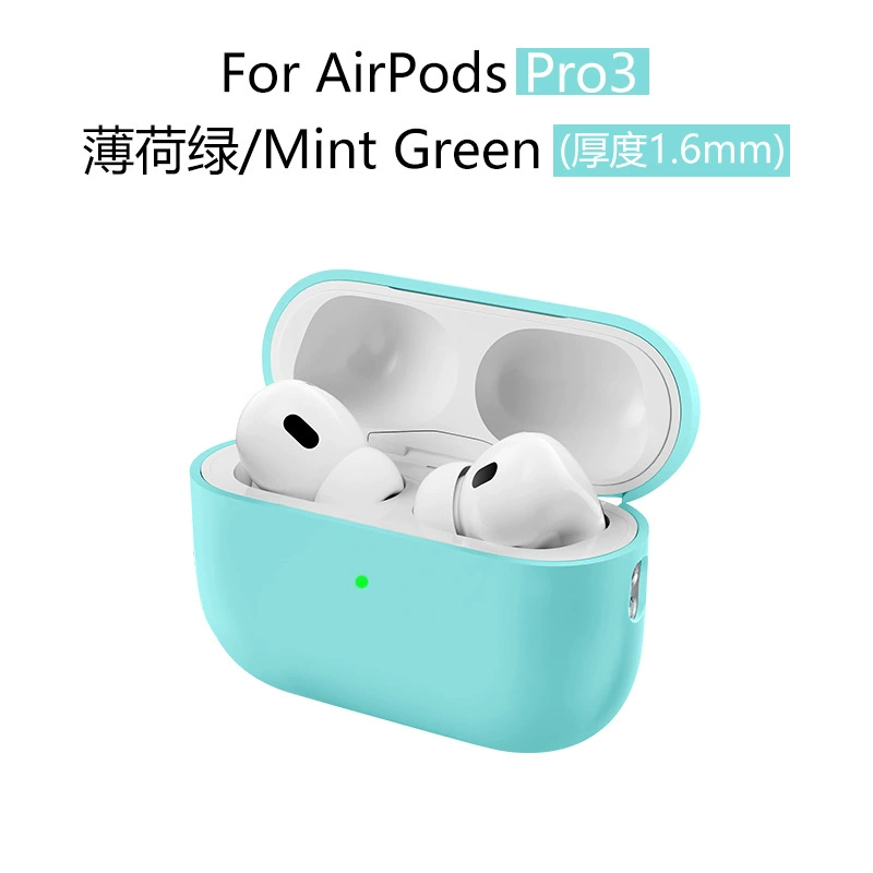 Чехол для наушников 2025 года совместим с AirPods Pro 3, силиконовый защитный чехол для наушников Apple AirPods Pro 3