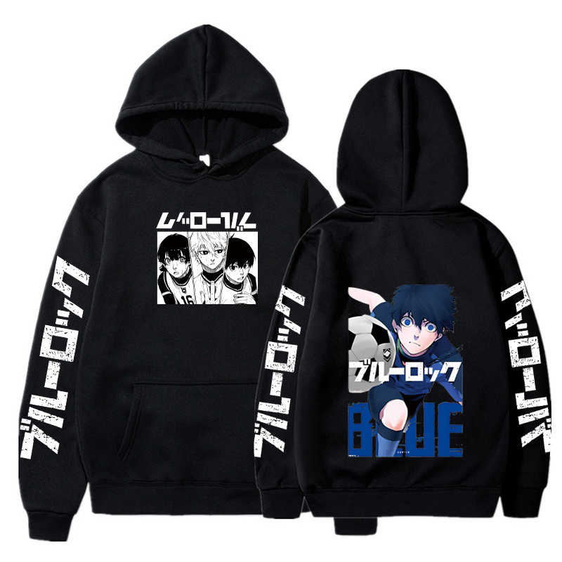 Anime BLUE LOCK Hoodie Fall Winter Long Sleeves Fleece