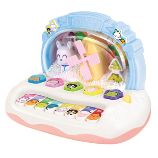 Children's Music electronic piano ice snowflake teaching playing piano musical instrument infant electric piano educational toy