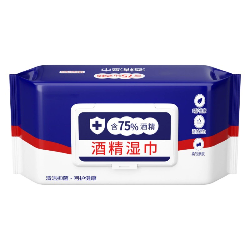 Спиртовые дезинфицирующие салфетки содержат 75% спирта 80 серии бактерицидных и антибактериального влажных салфеток производитель одноразовых влажных салфеток