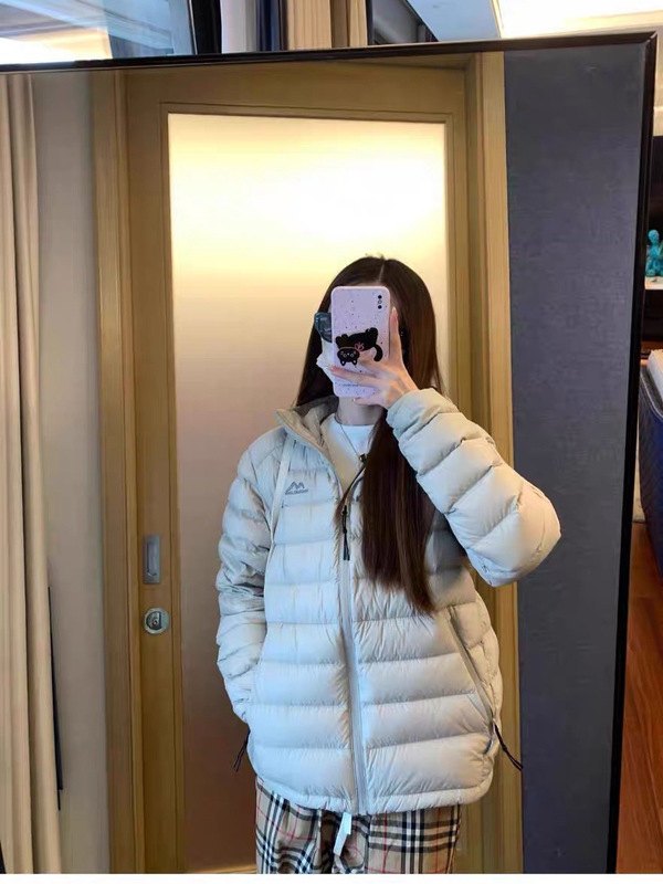 冬季新款排骨轻薄羽绒服女连帽休闲经典运动雪山90白鸭绒保暖外套|undefined