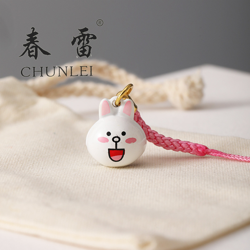 Campana de dibujos animados japonés adornos de campana de dibujos animados adornos de campana