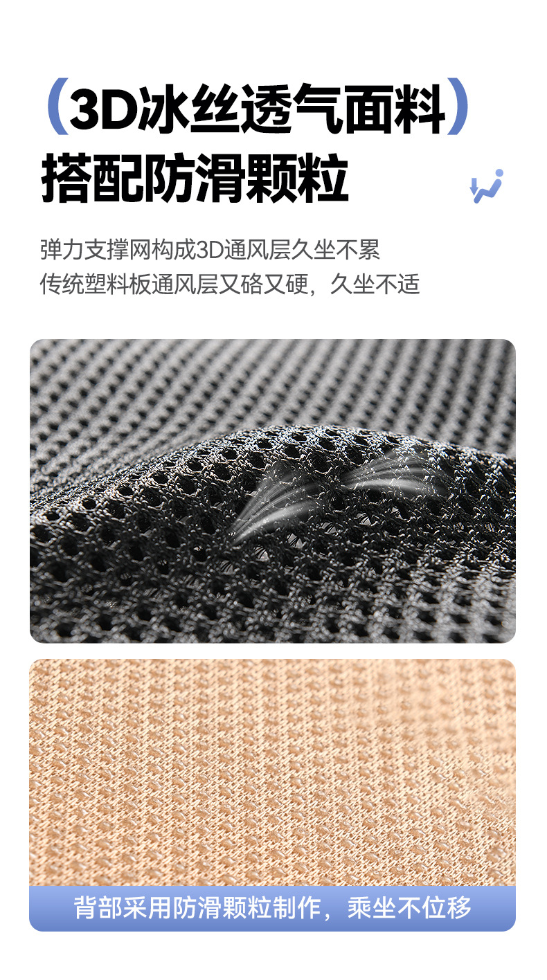 New External Fan Ventilation and Cooling Car Seat Cushion with Cigarette Lighter USB 12V/24V Universal Multi-Speed Adjustable Seat Cushion