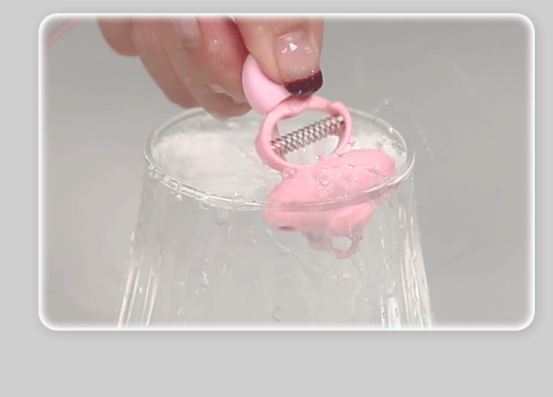 Nipple Clamps with Vibrating Bullet, Silicone USB Rechargeable, Pink — detail image 15