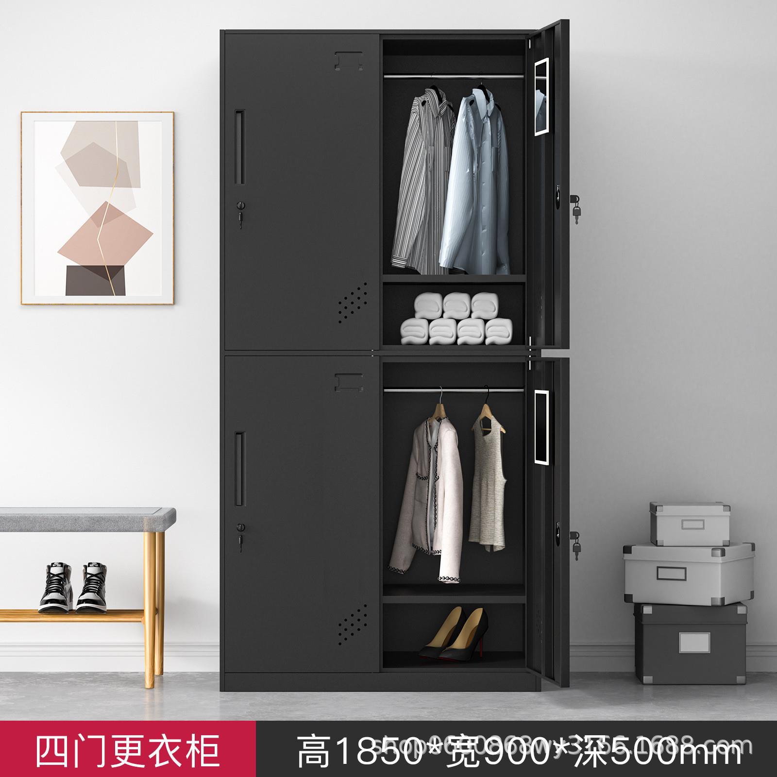 Desmontaje y montaje de casilleros, armario colgante de varias puertas, dormitorio del personal, armario de metal con cerradura, armario de almacenamiento de gimnasio