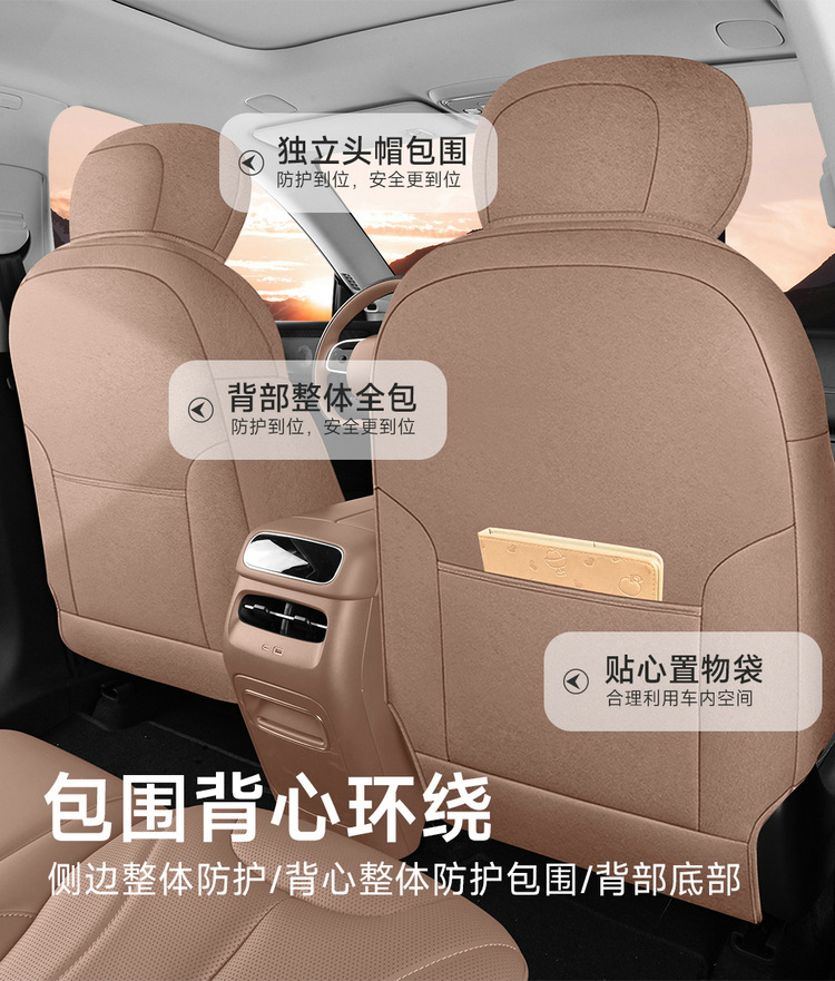 27 Models of Leapmotor C11-Specific All-Inclusive Car Seat Covers, Suitable for All Seasons, Leapmotor C11 Suede Leather Seat Covers