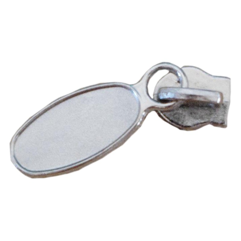 Supply 3# pull head hardware zipper head no. 3 wave metal pull lock head pull brand logo wholesale