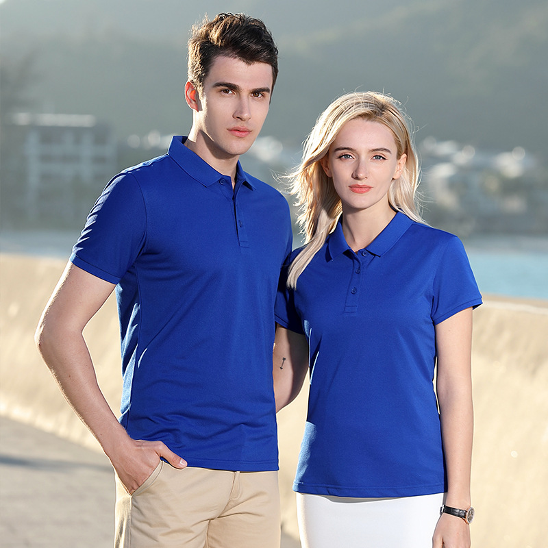 Summer casual short-sleeved lapel Polo s...