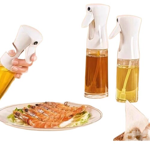 Pressure Spray Bottle Kitchen Household Atomizer Pot Olive Oil Spray Cooking Oil BBQ Fat Loss Oil Control High-Pressure Spray