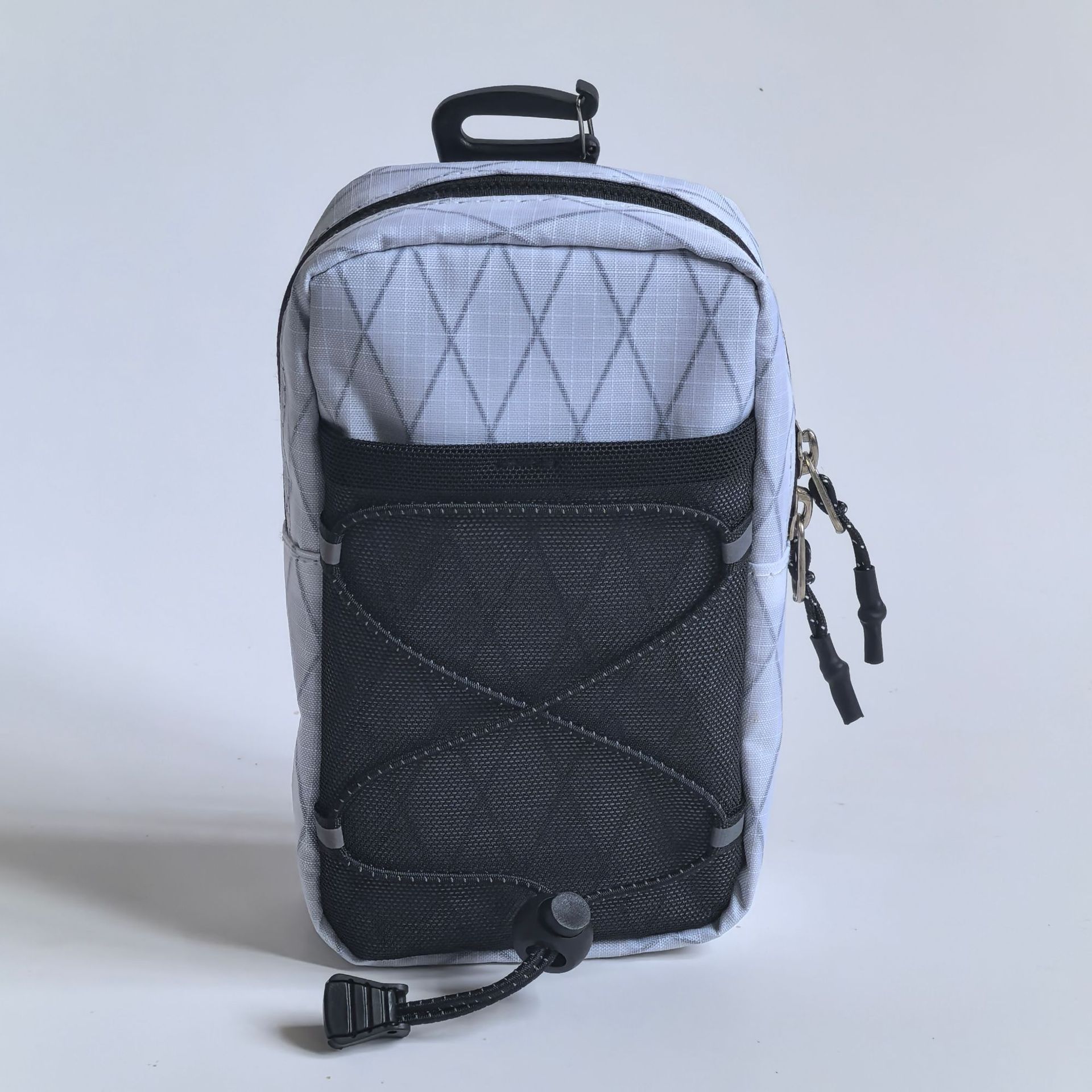 Mobile phone bag x-pac-white (black rope)