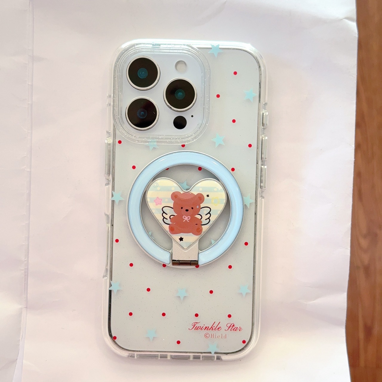 Estrellas de punto de onda de nicho para iPhone16 funda para teléfono móvil 15ProMax soporte magnético 14Pro pareja 16Pro