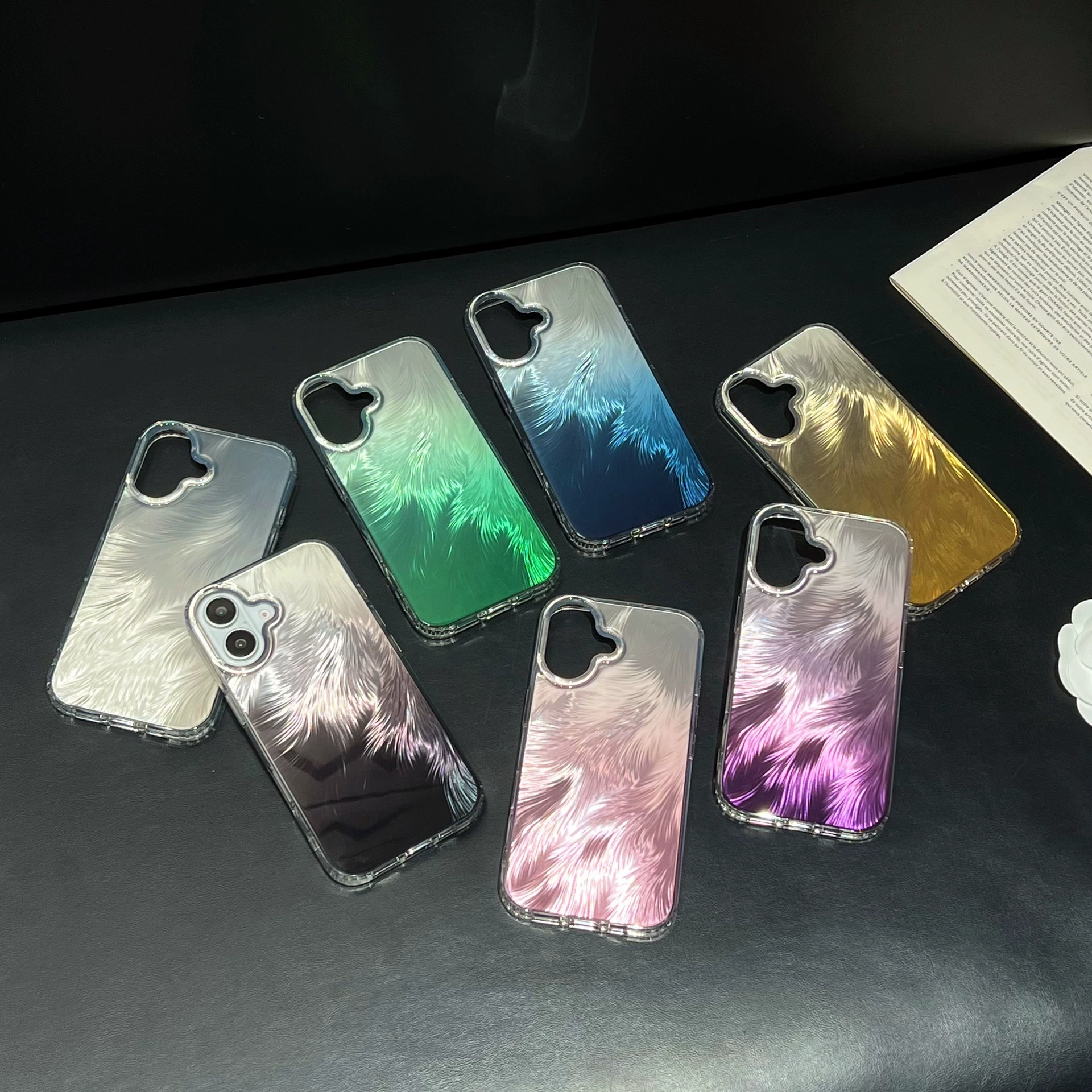 Apple, совместимый iPhone 16, чехол для телефона, защитный чехол, градиент, 16promax, iphone, стиль высокого качества