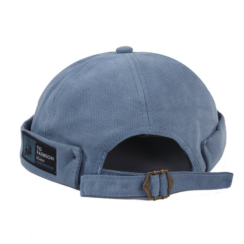 Cross-border Western and Eastern lovers fashion adjustable bullhide braided landlady hat street fashion men and women melon seed hat coolie hat