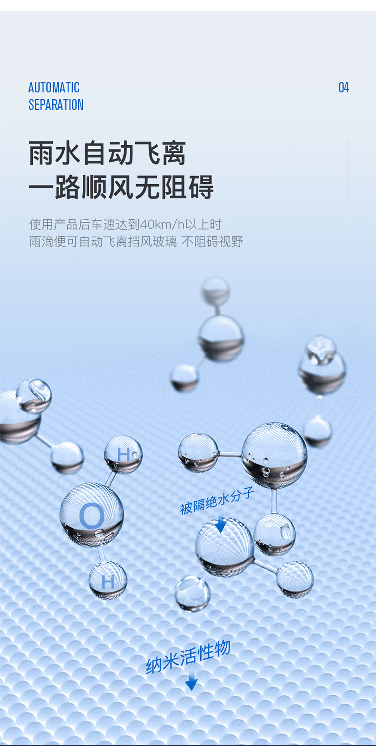 Anti-Fog Agent, Rain Repellent, Rearview Mirror Anti-Rain Film, Defogger, Windshield Waterproofing Agent, Anti-Fog Spray, Automotive Supplies