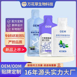 植物饮料代加工网红口服液源头工厂蓝莓叶黄素酯贴牌饮料原浆定制