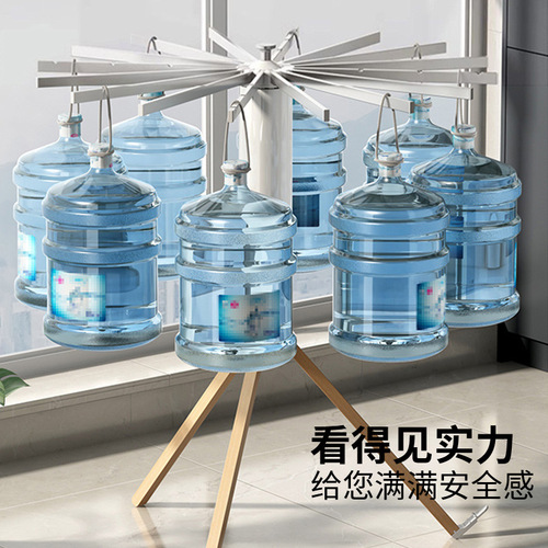 Manufacturer wholesale octopus drying rack floor rod foldable cool balcony sun bedding magic indoor invisible octopus