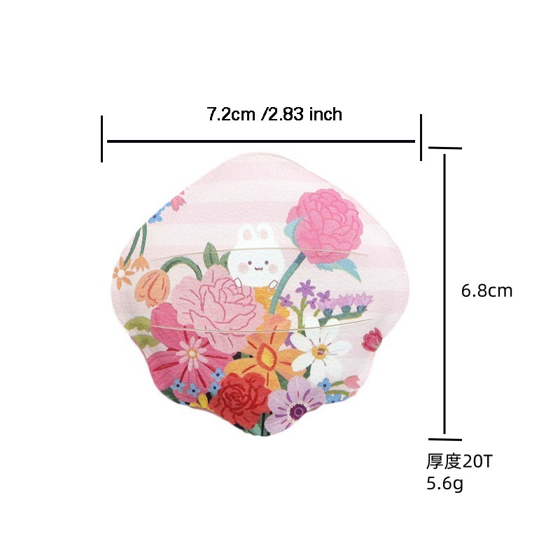 新品花兔子贝壳棉花糖粉扑气垫海绵粉扑化妆中弹rubycell加厚粉扑|undefined