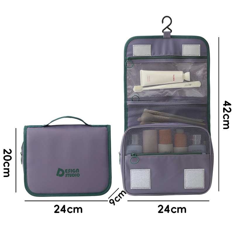 Bolsa de lavado impermeable de dopamina Bolsa de lavado de maquillaje multifuncional de gran capacidad Bolsa de cosméticos portátil portátil