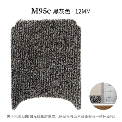 Suitable for No.9 M95C Electric Electric vehicle foot mat - m95c-black-and-gray-12mm-foot-pads-with-velcro