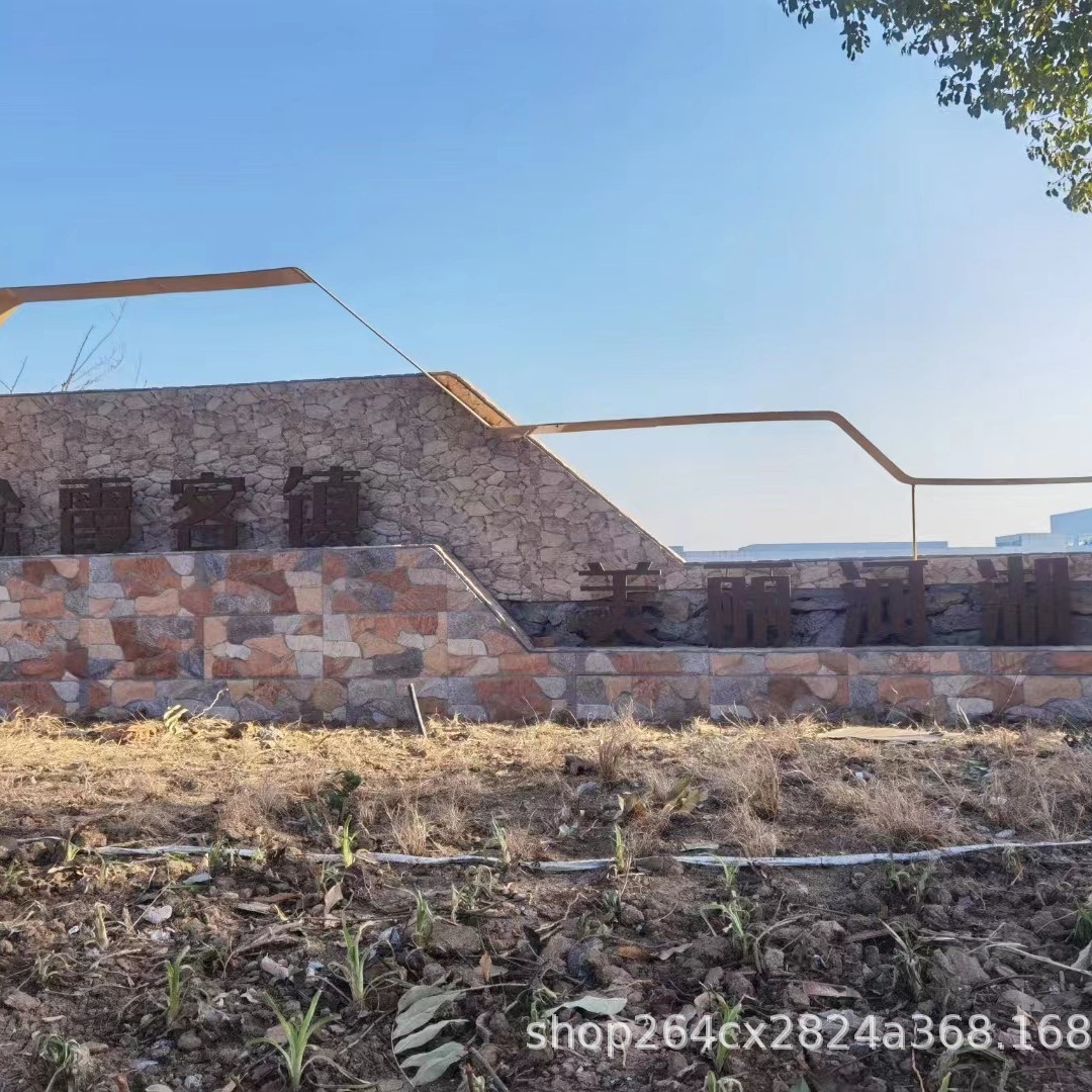 耐候钢板花箱可根据图纸制作户外耐候钢镂空景观花箱艺术 图耐候