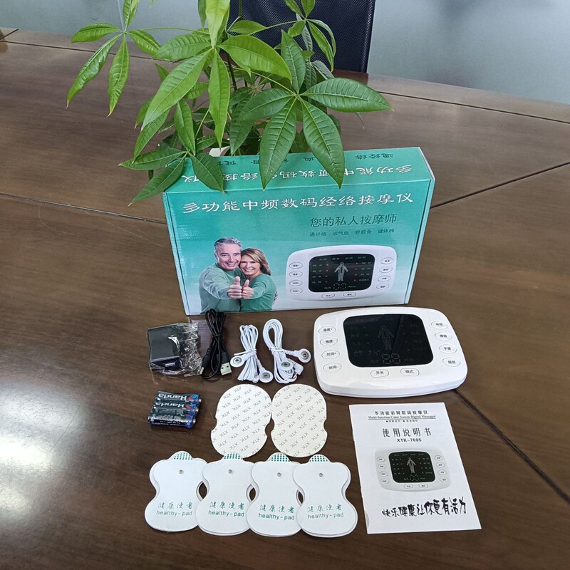 メーカー在庫あり クロスボーダー中周波パルス理学療法器具 カラー画面デュアル出力マッサージャー 電子鍼マッサージャー|undefined