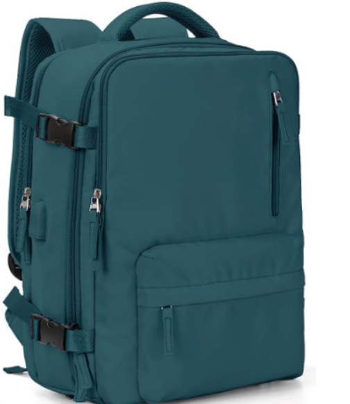 En stock al por mayor Amazon nuevo USB recargable de gran capacidad portátil mochila de viaje multifuncional mochila de ocio