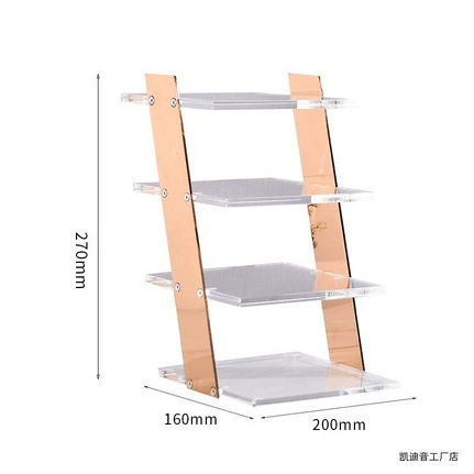 High-end transparent acrylic glasses, stand stainless steel, storage system solar-powered, sunglasses
