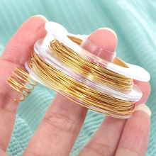 不锈钢实心钢丝线电镀工艺真空镀金手工diy串珠线丝线饰品