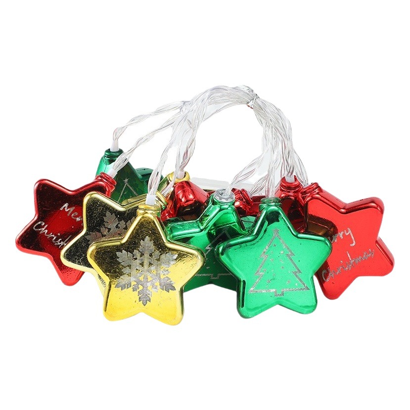 LED luces decorativas de Navidad cadena ESTRELLA DE Navidad bola cielo rootnet rojo diseño ambiente de vacaciones luces intermitentes
