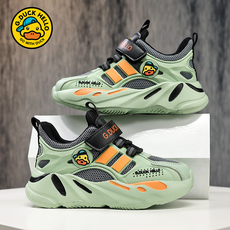 G.DUCK zapatos infantiles zapatos infantiles primavera y otoño 2025 nuevos zapatos casuales de malla de primavera para niños zapatos deportivos de niñas