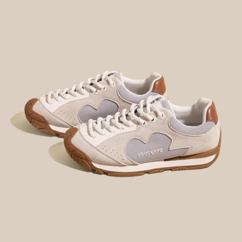 Retro Gat-Style Women's Thick-Soled Floral Casual Shoes 2025 New Breathable Versatile Casual Sports Jogging Shoes Retro Gat-Style Women's Thick-Soled Floral Casual Shoes 2025 New Breathable Versatile Casual Sports Jogging Shoes
