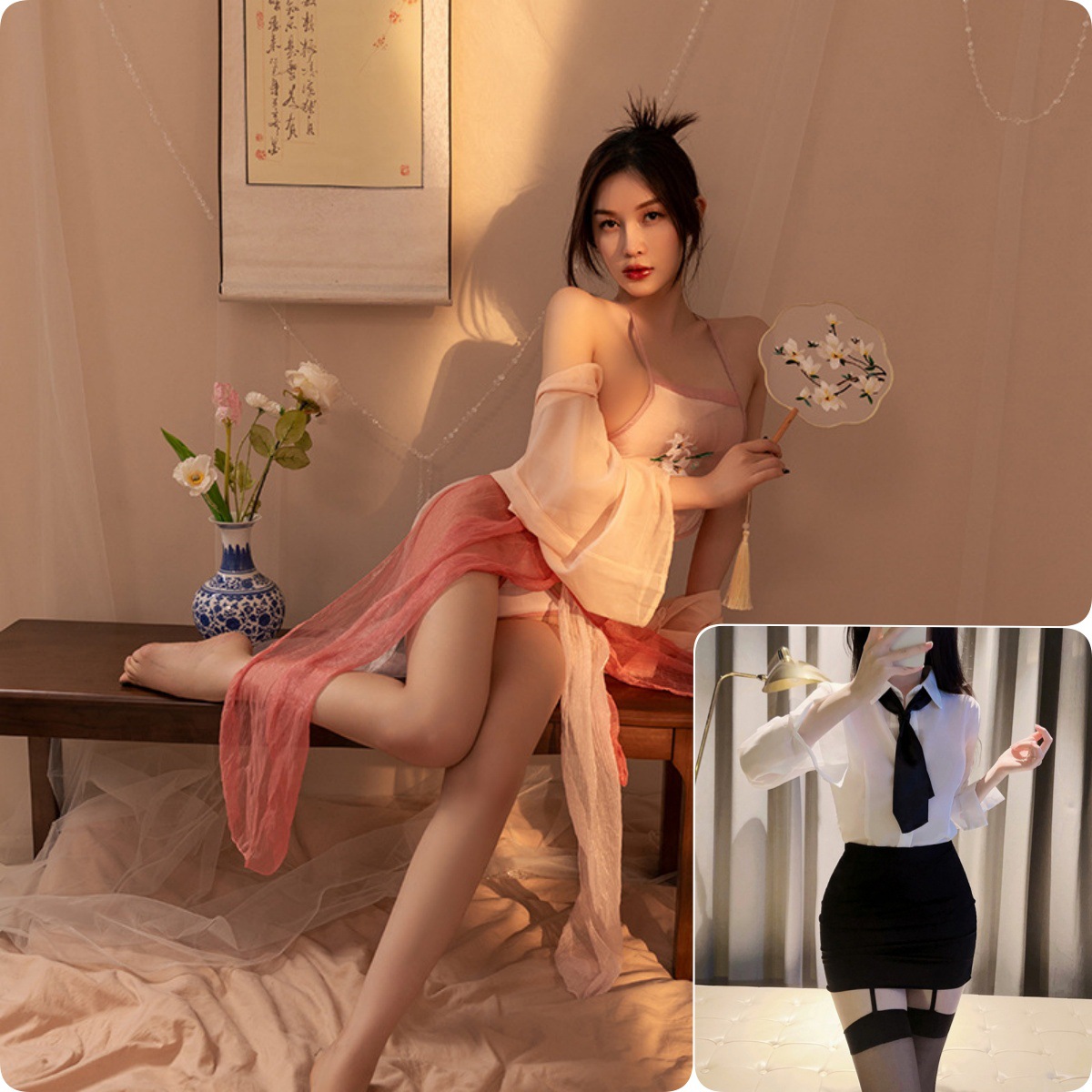 다크 핑크 + 비서복 슈트