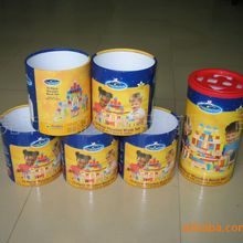积木玩具包装纸管 纸筒 pvc纸筒 笔筒 茶叶罐 红酒罐